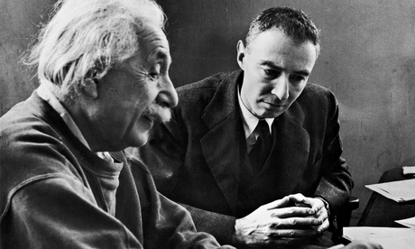 Albert Einstein and Robert Oppenheimer