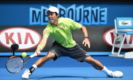 Japan's Kei Nishikori was too good for Nicolas Almagro (Photo: William West/AFP/Getty Images)