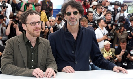 The Coen brothers in Cannes with Inside Llewyn Davis in 2013.