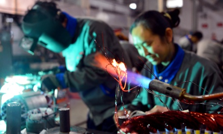 China's gross domestic product grew by 7.4% in 2014. Photo: Guo Xulei/Xinhua Press/Corbis