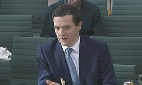George Osborne at the Treasury committee