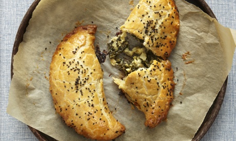 Yotam Ottolenghi's jerusalem artichoke and spinach pasties