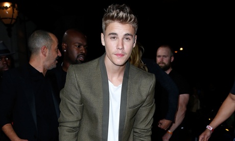 The roast with the most: Justin Bieber at Paris fashion week last September.