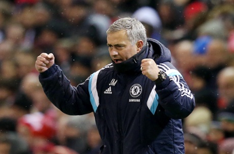 All smiles for Jose Mourinho...