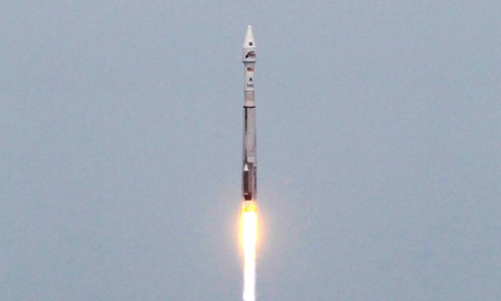 An Atlas V United Launch Alliance rocket lifts off in 2013.