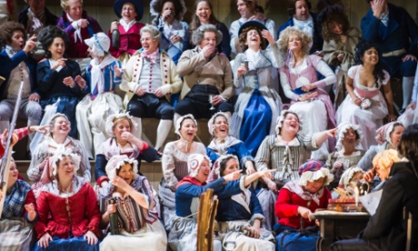 A scene from Andrea Chenier by Umberto Giordano @ Royal Opera House.(Opening 20-01-15)