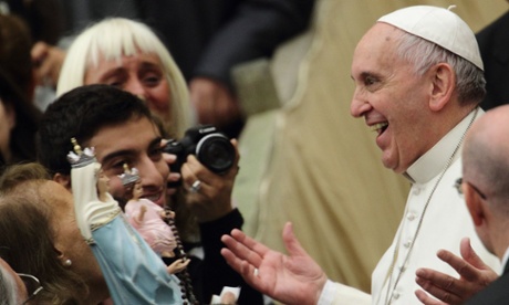 Pope Francis: 'Let’s hope the delegates in Paris will be more courageous and move forward with this.'