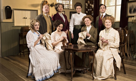 In stitches … Up the Women.