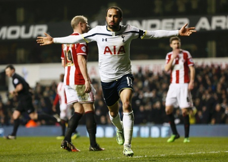 Andros Townsend celebrates.