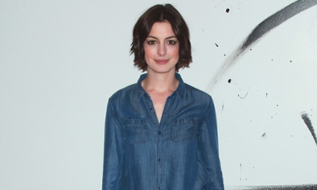 Anne Hathaway in New York.