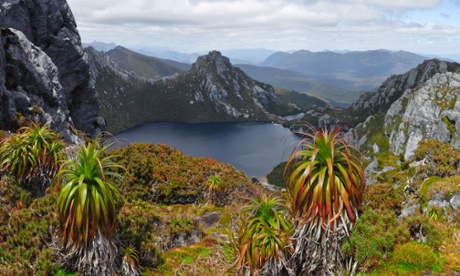 Lake Oberon in the rugged Western Arthur Range