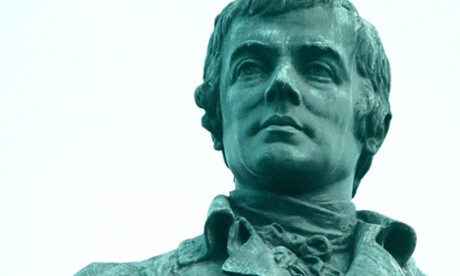 Robert Burns statue in Leith.