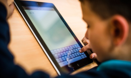 Technology companies are being called in to help train primary-school teachers in England.