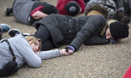 anti-abortion die-in washington women