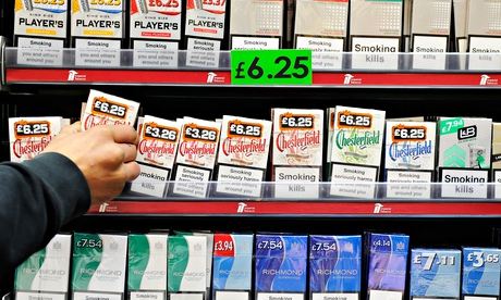 UK government plans to introduce plain packaging for cigarettes