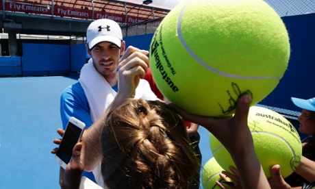 Andy Murray - King of the kids (EPA/Barbara Walton)