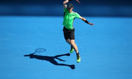 Andy Murray on the attack early (Wayne Taylor/Getty Images)