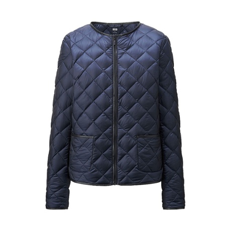Uniqlo women's Ultra Light Down Collarless Jacket