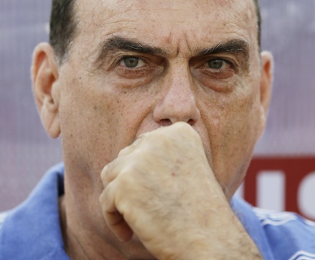 The pressure builds on Avram Grant as he watches his Ghanaian team against Algeria.