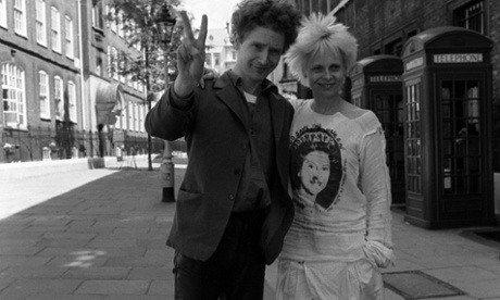 Vivienne Westwood & Malcolm McLaren in London the 1970s.