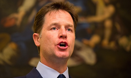 Lib Dem leader Nick Clegg