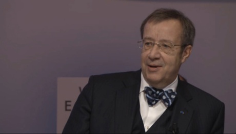 Estonia's president Toomas Hendrik Ilves