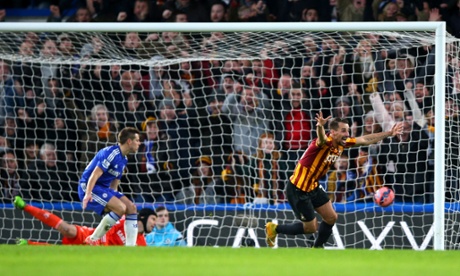 Filipe Morais wheels away in celebration.