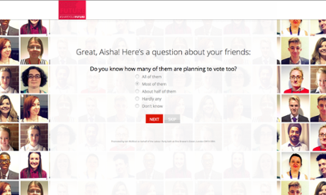 One of the questions on Labour’s youth consultation.