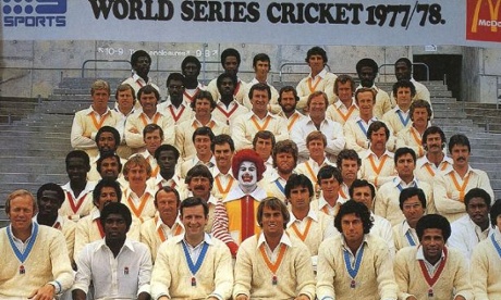 The 1977-78 World Series Cricket poster by McDonalds