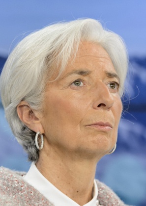 Managing Director of the International Monetary Fund IMF Christine Lagarde.