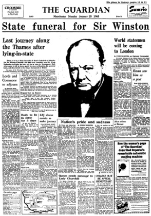 The Guardian 25 January 1965