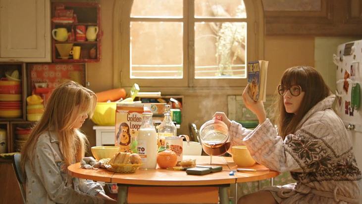 FFF: new releases: FFF: two girls at the breakfast table in Lou!