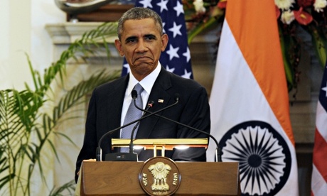 President Barack Obama in Delhi, India