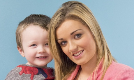 Sammie Welch and her son Rylan. ‘Travelling with a small child can be hard work, work that single parents do all the time.