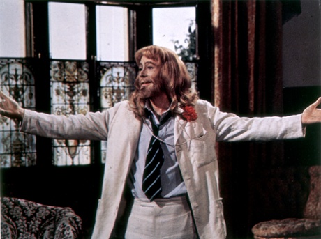 Peter O'Toole in The Ruling Class, 1971