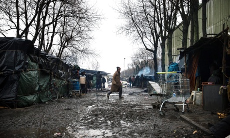 The migrant camp in Calais
