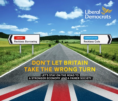 Liberal Democrat election poster