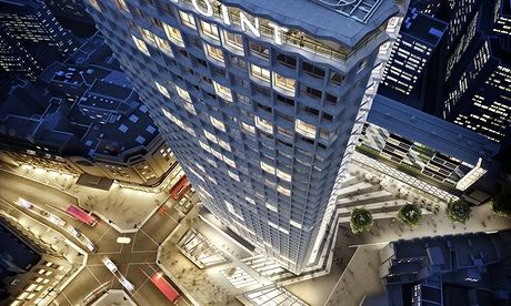 An artist's impression of the new Centre Point site when work is completed in 2017. 