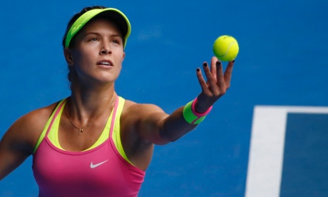 Eugenie Bouchard is holding on (EPA/Made Nagi)