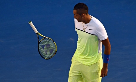 Nick Kyrgios racket