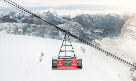 The Courchevel ski resort in France is offering four lucky guests the chance to spend the night in a cable car.