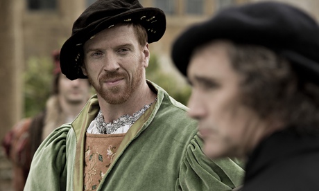 Exemplary adaptation ... Damian Lewis as the king, Mark Rylance as Cromwell in Wolf Hall. Photograph
