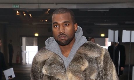 Kanye West in Paris this month