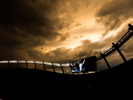An ominous-looking sky over Denver