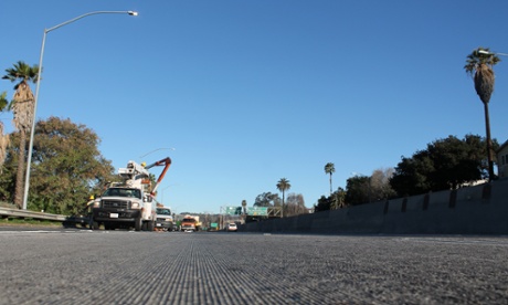 The freeway cleanup effort is known as 'swarm' maintenance.