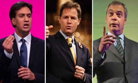 Ed Miliband, Nick Clegg and Nigel Farage have sent a letter to Cameron over the debates row.