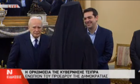 Ministers being sworn in