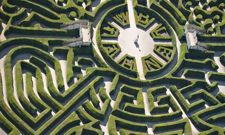Hedge maze at Blenheim Palace