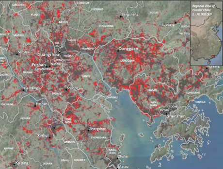 Urbanisation in the Pearl River Delta