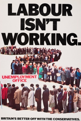 The Conservative party's 1979 election poster.